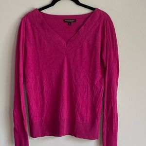 Silk Cashmere v neck sweater